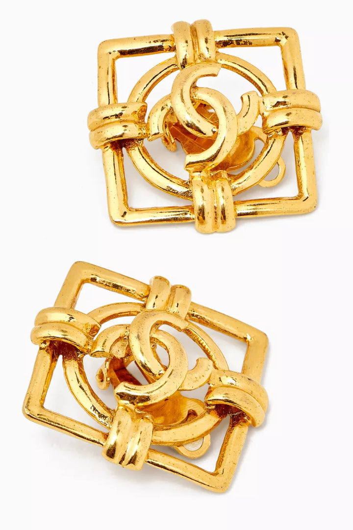 Vintage Golden Earrings