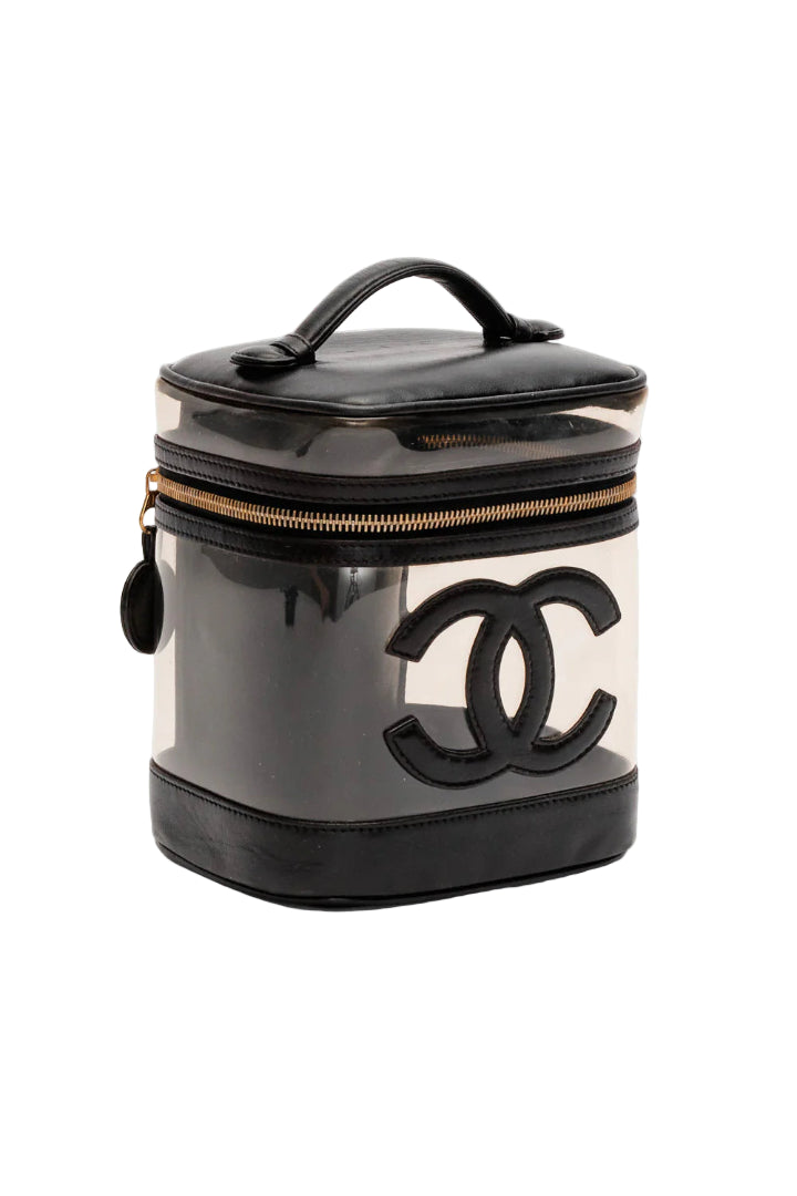 Vintage 94-96 Vanity Leather PVC Case Crossbody Bag