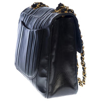 Chanel Vintage Mademoiselle Chain Shoulder Bag Lambskin GHW
