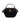 Black Nylon Grosgain Clutch Chain Circa 2021 Handbag
