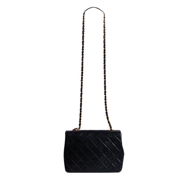 Mini Matelasse Chain Shoulder Bag Black