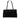 Black Lambskin Leather Quilted Shoulder Handbag