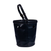 Hermès Vintage Mangeoire Midnight Blue Leather 1950