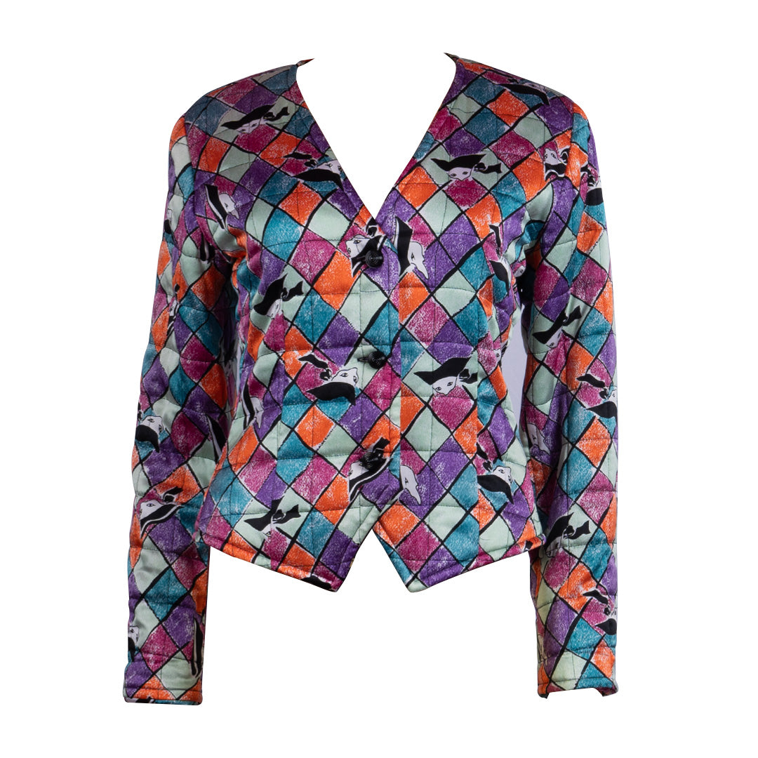 Yves Saint Laurent Vintage Arlequin Puffer Jacket