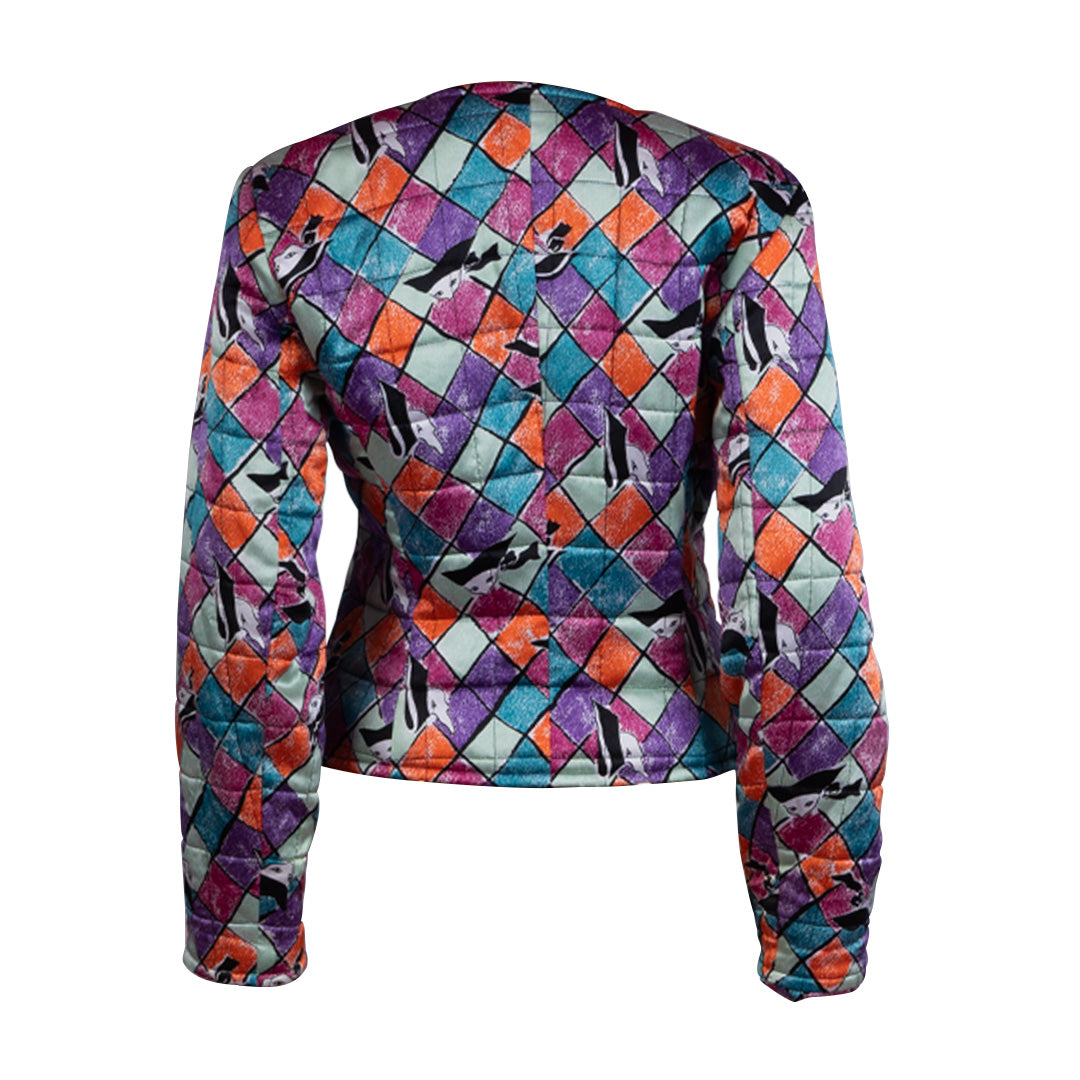 Yves Saint Laurent Vintage Arlequin Puffer Jacket