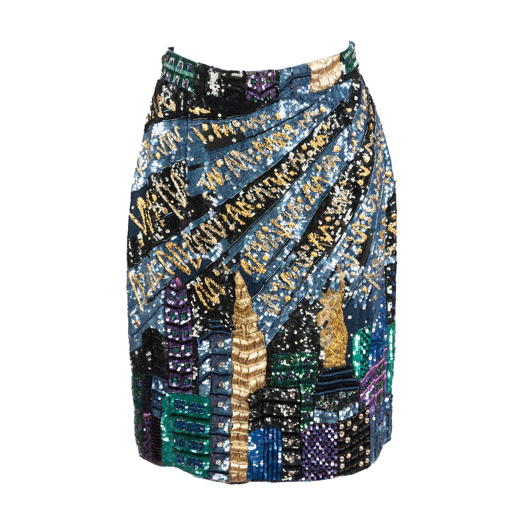 Vintage Sequin Skirt