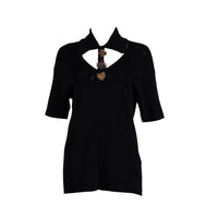 Christian Lacroix Vintage Black Mesh Set With Bijoux