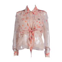Chanel Vintage Silk Shirt