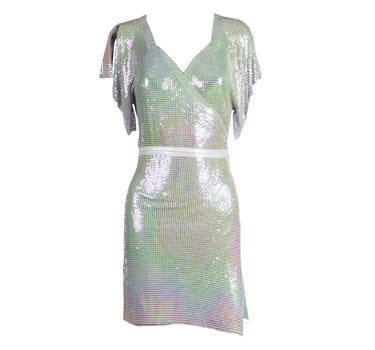 Aura Wrap Dress Opal