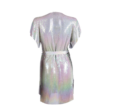 Aura Wrap Dress Opal