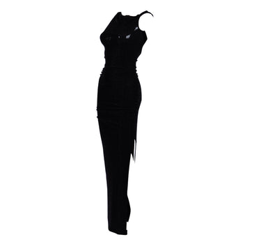 Chyna Midi Dress Black