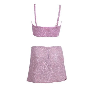 Monty Beaded Co-ord Pink