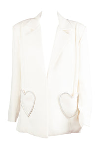 Heart Diamanté Blazer