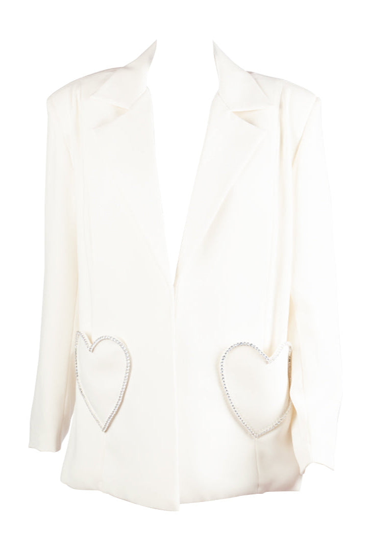 Heart Diamanté Blazer