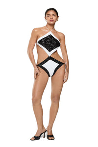 Paillettes Bicolor Maillot