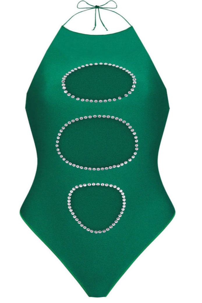Gem Cut Out Maillot