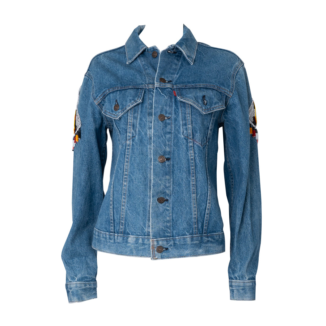 Vintage Handmade Customized Denim Jacket