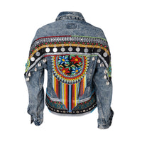 Vintage Handmade Customized Denim Jacket