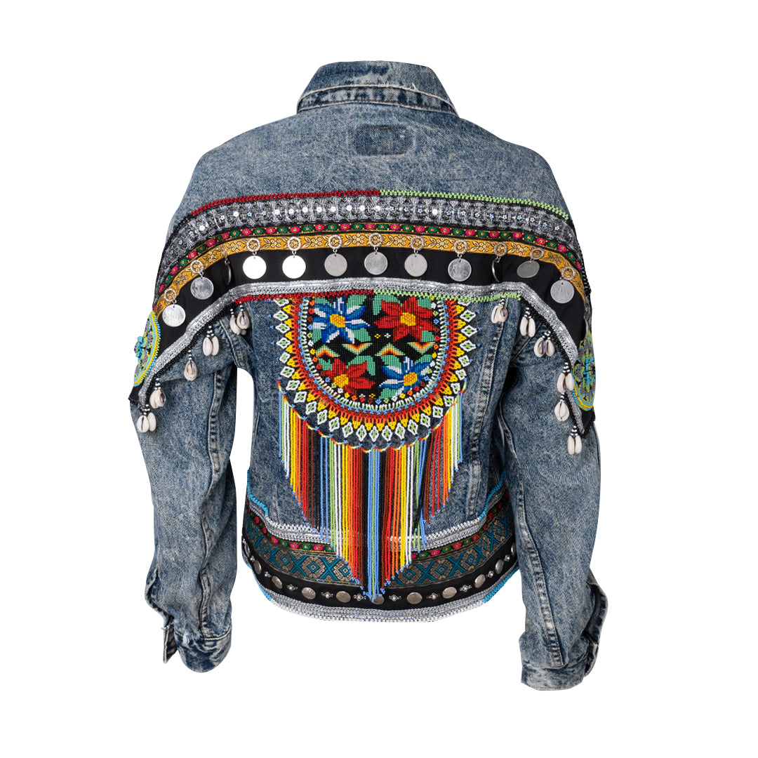 Vintage Handmade Customized Denim Jacket