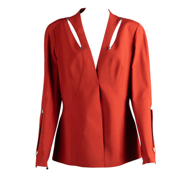 Thierry Mugler Red Suit Set