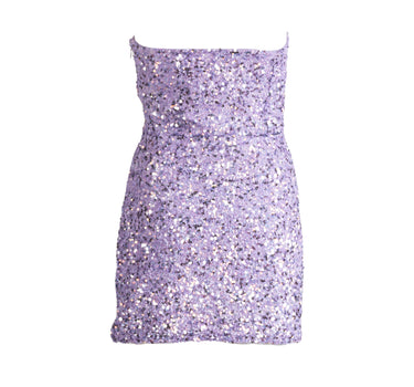 Heather Sequin Dress Lilac