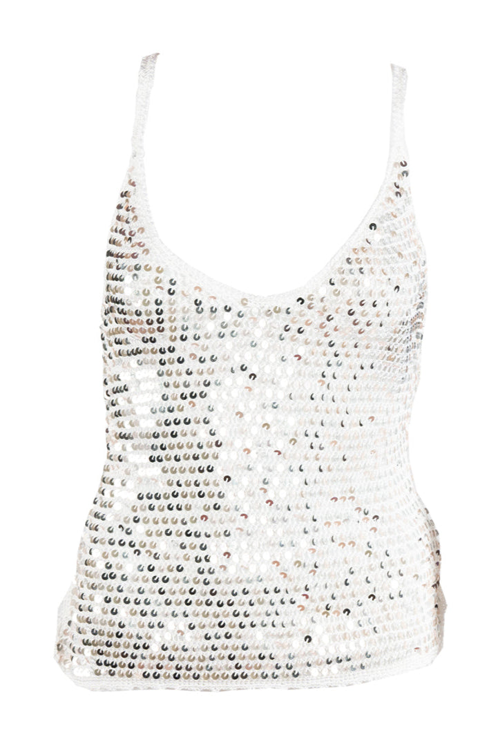 Molly Sequin Crochet Top