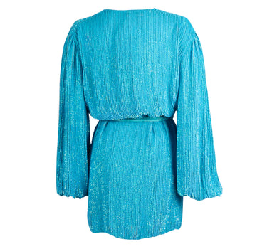 Gabrielle Sequin Robe Icy Blue