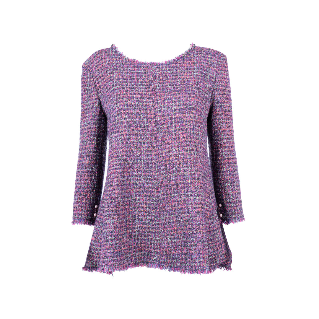 Chanel Vintage Tweed Top
