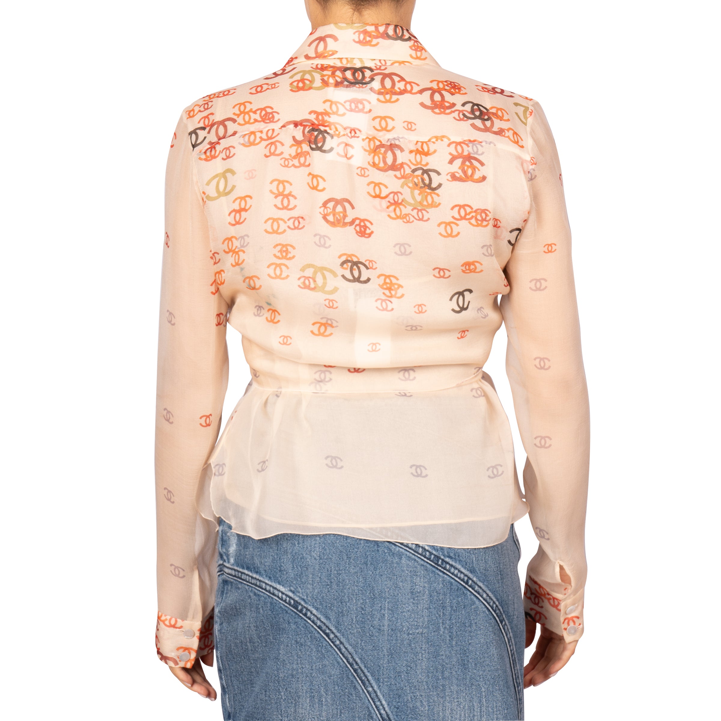 Chanel Vintage Silk Shirt