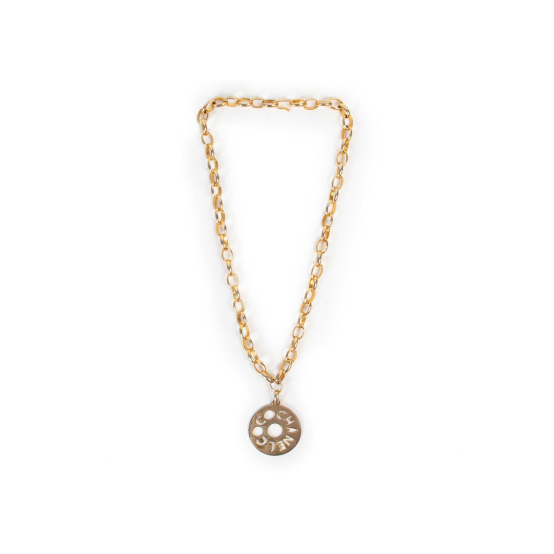 Chanel Vintage Coco Pendant Necklace
