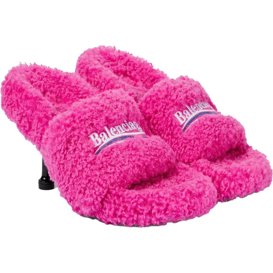 (NEW) Faux Fur Sandals