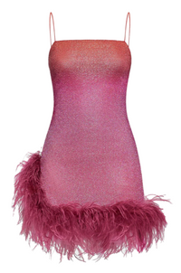 Lumière Shade Plumage Mini Dress