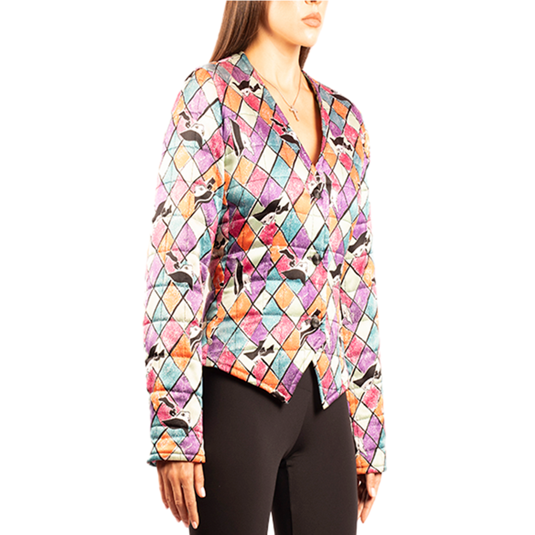 Yves Saint Laurent Vintage Arlequin Puffer Jacket