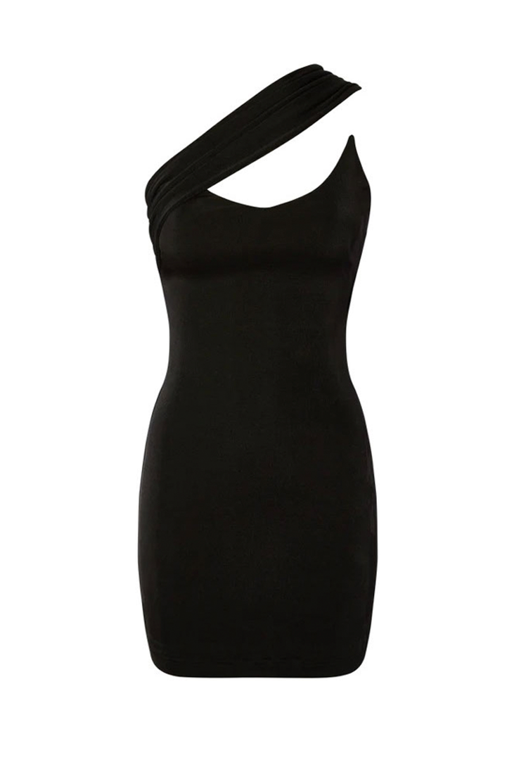 Draped Tube Dress