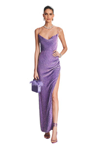 Katya Sequin Dress Lavender