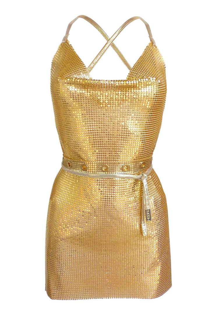 Elysia Dress Gold
