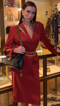 Vintage Red Suit Set