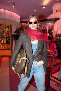 Christian Dior Vintage Checkered Brown Blazer