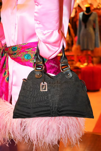 Fendi Vintage Zucca Zebra Diablo Bag