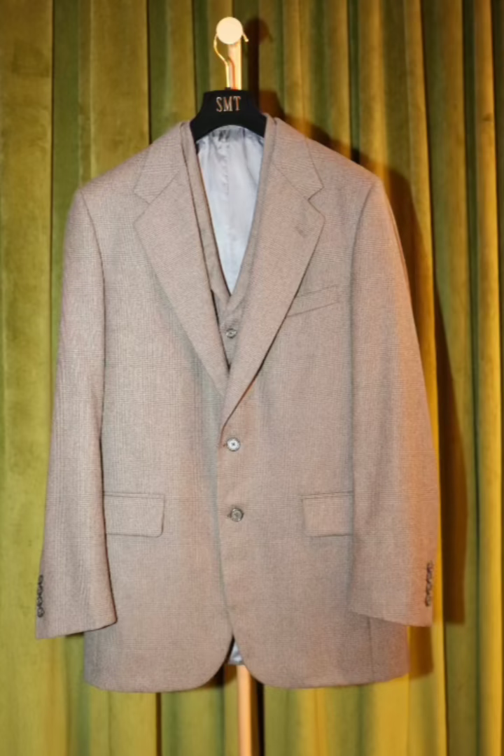 Vintage Three Piece Brown Suit