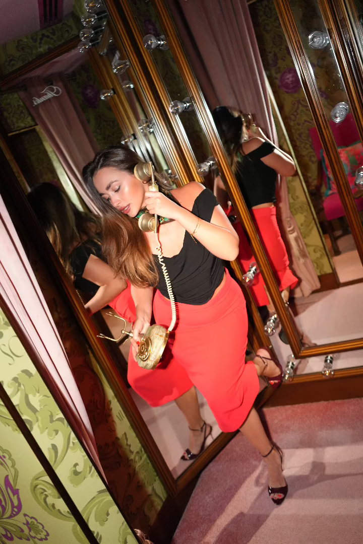 Vintage Red Skirt