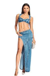 Mecha Denim Skirt