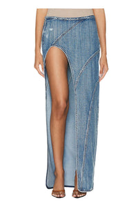 Mecha Denim Skirt