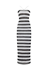 Paillettes Stripes Dress