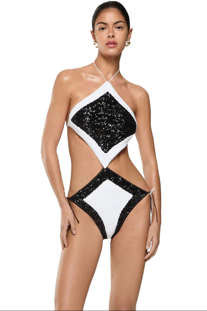 Paillettes Bicolor Maillot