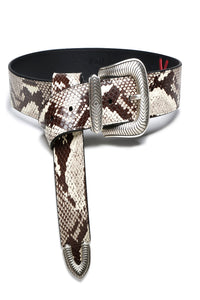 Tex Mex Printed Leather Belt
