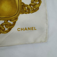 CHANEL Vintage Scarf Chain Motif