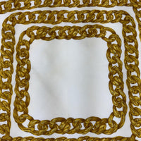 CHANEL Vintage Scarf Chain Motif