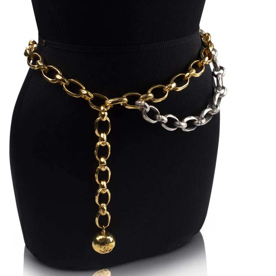 Chanel Vintage Runway Chain Belt