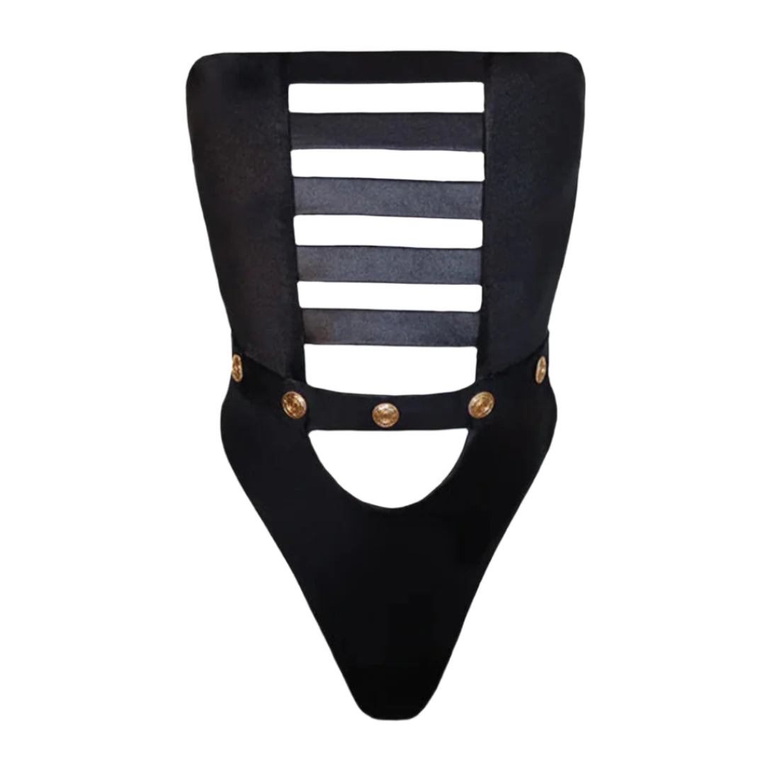 First Class Cut Out Bandage One Piece Swimsuit With Reinforcement